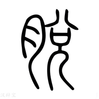 【脱】说文解字